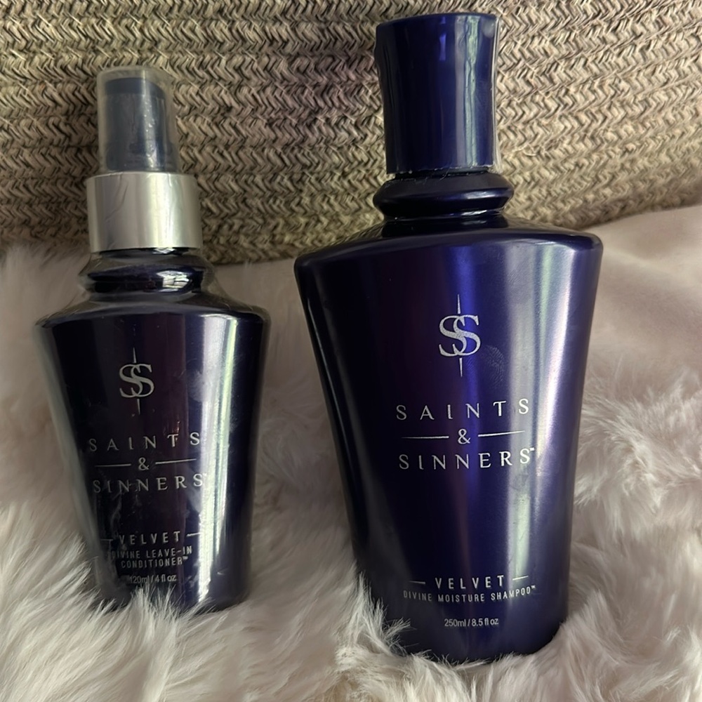 Saints & Sinners Velvet Shampoo and Leave-In Conditioner Set